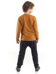 Brown Fox Boy T-shirt&Pants Set - 2