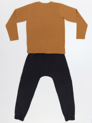 Brown Fox Boy T-shirt&Pants Set - 4