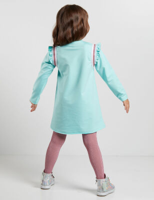 Bubble Gum Mint Girl Dress - 2