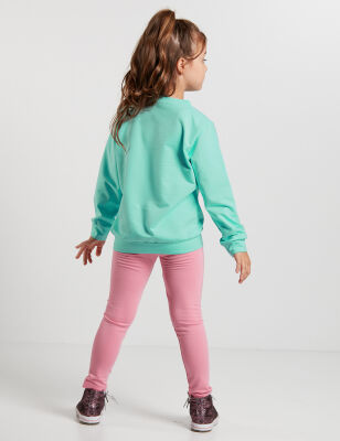 Bubble Unicorn Girl Sweatshirt+Leggings - 2