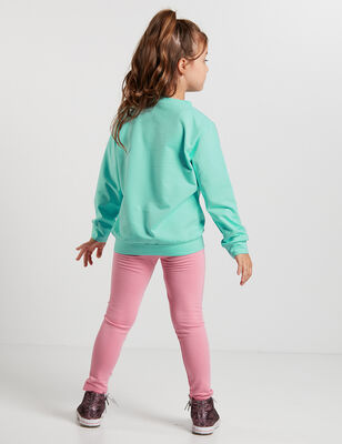 Bubble Unicorn Girl Sweatshirt+Leggings