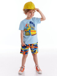 Bulldozer Boy Shorts Set - 1