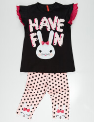 Bunny Fun Girl Tunic Leggings Set - 5