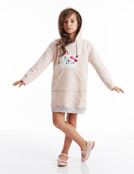 Bunny Hoddied Girl Dress - 1