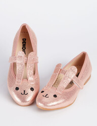 Bunny Pink Ballet Flats - 1