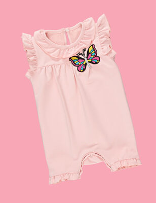 Butterfly Ruffled Romper - 1