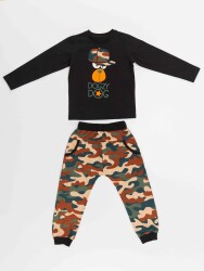 Camo Bear Boy T-shirt&Pants Set - 3