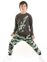 Camo Guitar Boy T-shirt&Pants Set - 1