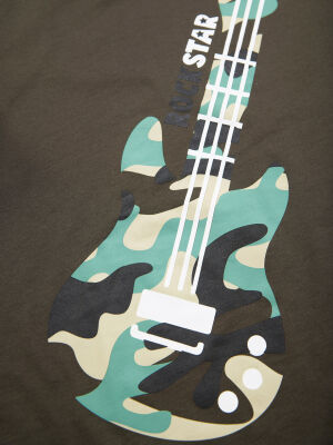 Camo Guitar Boy T-shirt&Pants Set - 5