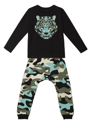 Camo Tiger Boy Baggy Set - 3