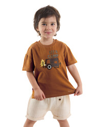 Camp Muslin Boy T-shirt&Shorts Set - 1