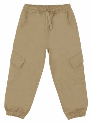 Canvas Boy Beige Jogger Pants - 3