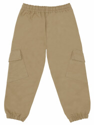 Canvas Boy Beige Jogger Pants - 4