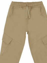 Canvas Boy Beige Jogger Pants - 5