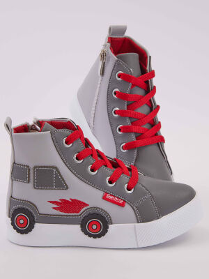 Car Grey Boy Sneakers - 2