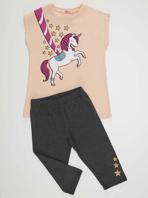 Carousel Girl t-shirt&Leggings Set