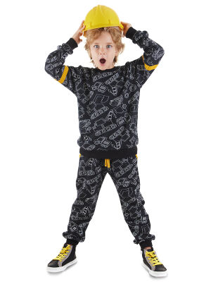 Cars Boy Black Tracksuit - 1