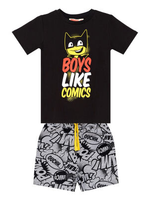 Cartoon Boy T-shirt&Shorts Set - 3