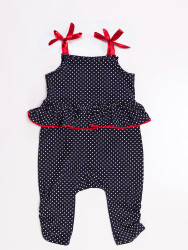 Cat Dotted Girl Overall - 4