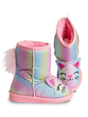 Cat Girl Glitter Boots - 1