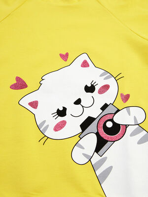 Cat in Love Girl Traksuit - 5