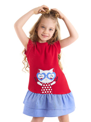 Cat Red Girl Dress - 1