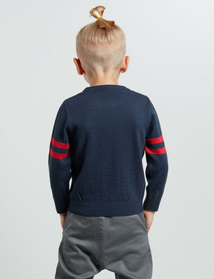 Cat Star Boy Knit Jumper - 2