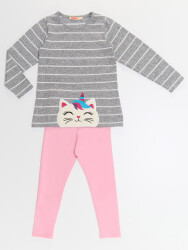 Catcorn Girl Knitted Top&Leggings - 3