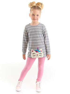 Catcorn Girl Knitted Top&Leggings