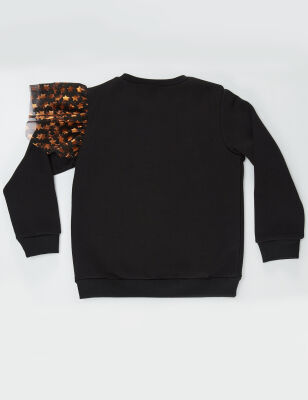 Cats Black Girl Sweatshirt - 3