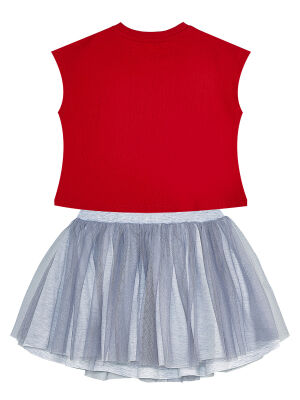 Cats Tulle Girl T-shirt&Tulle Skirt Set - 3