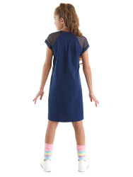 Cat&Stars Girl Navy Blue Dress - 2