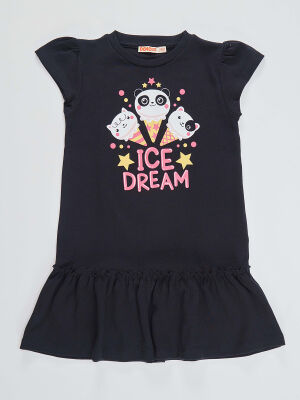 Ice Cream Girl Navy Dress - 3