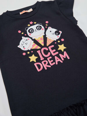 Ice Cream Girl Navy Dress - 5