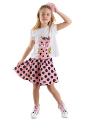 Cheetah Girl T-shirt&Skirt Set - 1