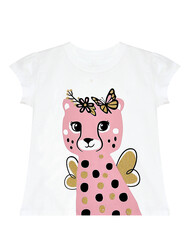 Cheetah Girl T-shirt&Skirt Set - Thumbnail