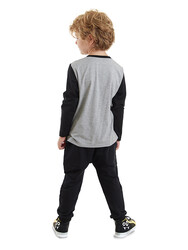 Çizgili Korsan Erkek Çocuk T-shirt Pantolon Takım - Thumbnail