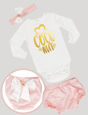 Coconut Shorts Set+Hair band - 2