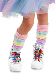 Colorful Girl Leg Warmer - Thumbnail