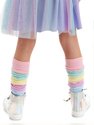 Colorful Girl Leg Warmer - Thumbnail