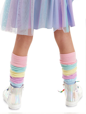 Colorful Girl Leg Warmer
