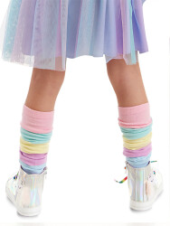 Colorful Girl Leg Warmer - 2