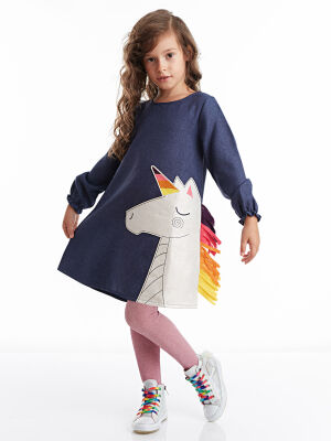 Colorful Unicorn Girl Dress - 1