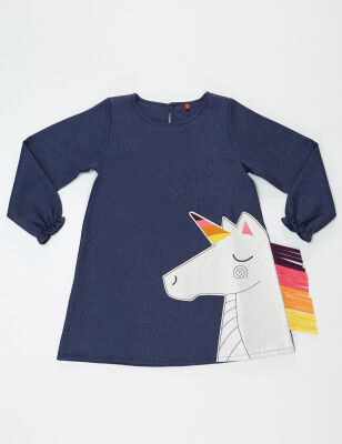 Colorful Unicorn Girl Dress - 3