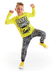 Comics Boy T-shirt&Pants Set - 1