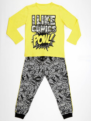 Comics Boy T-shirt&Pants Set - 3