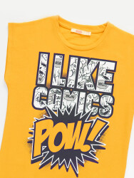 Comics Erkek Çocuk T-shirt Şort Takım - 5