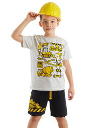 Construction Boy T-shirt&Shorts Set - 1