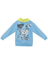 Cool Bear Boy Blue Hoodie - 3