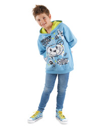 Cool Bear Boy Blue Hoodie - 5